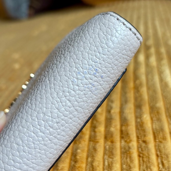 MICHAEL KORS Women's Small Zippy Jet Set Wallet Pebble Leather Soft Pink - Picture 11 of 14